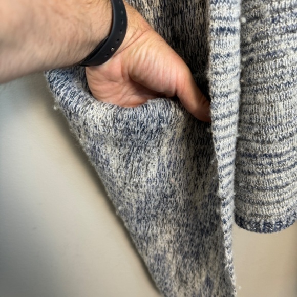 Lucky Brand Wool Blend Multicolor Metallic Short Sleeve Open Cardigan Size XS/S - Picture 2 of 14